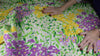 Floral print silk/linen blend