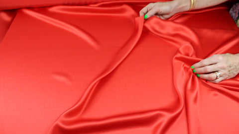 Wide silk charmeuse