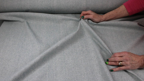 Linen/cotton tweed fabric