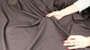 Rayon ponte double knit in dark brown