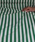 Ike Behar wide striped cotton shirting