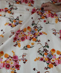 Floral cotton shirting