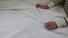 White heavy silk taffeta 