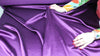 Purple silk charmeuse