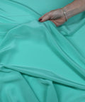 Silk crepe de chine fabric