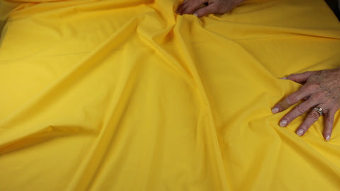 Bright yellow cotton lawn