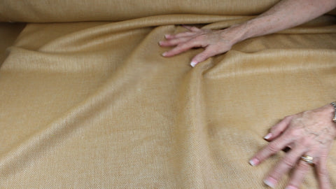 Golden linen tweed