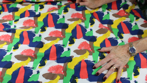 Abstract print Millennium twill