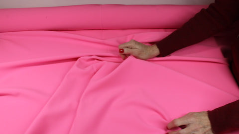 Stretch wool pique fabric