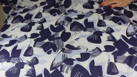 Oscar printed heavy habotai