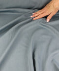 Soft blue rayon gabardine