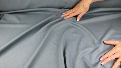 Soft blue rayon gabardine