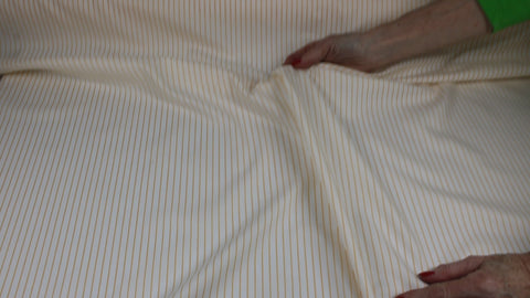 Ike Behar striped cotton shirting