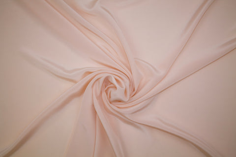 NY Designer Silk Crepe de Chine - Shell Pink