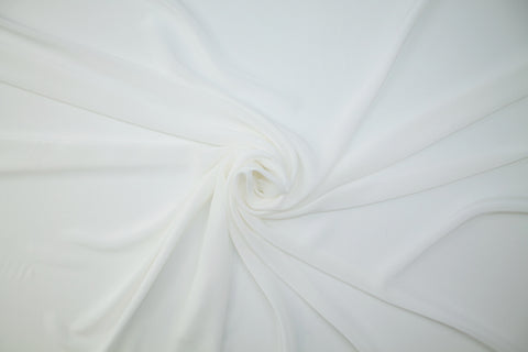 R@ndi R@hm Stretch Silk Crepe de Chine - Silk White