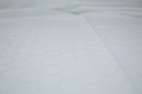 Circlet Pattern Jacquard - White