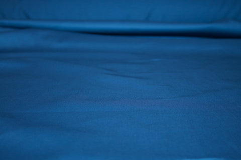 Organic Cotton Shirt Weight Sateen - Flag Blue