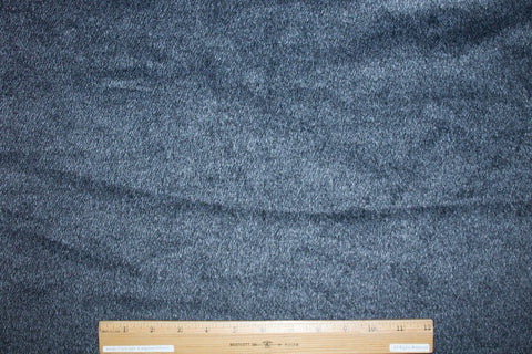 Wide Napped Cashmere Blend Coating - Heathered Gray