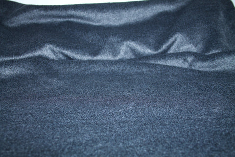 Wide Napped Cashmere Blend Coating - Heathered Gray