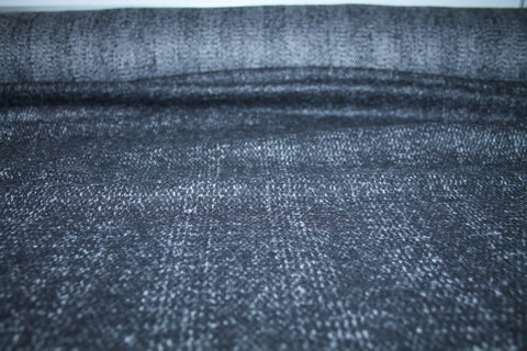Italian Double Sided Wool Coating - Gray/Black