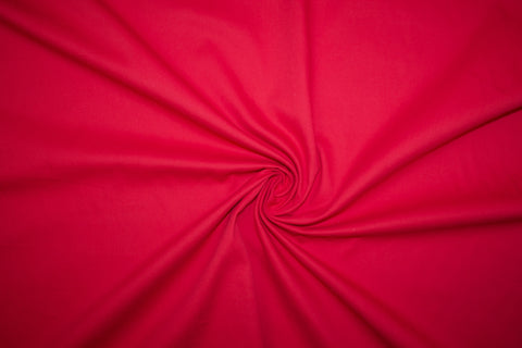 Classic Midweight Cotton Twill - True Red