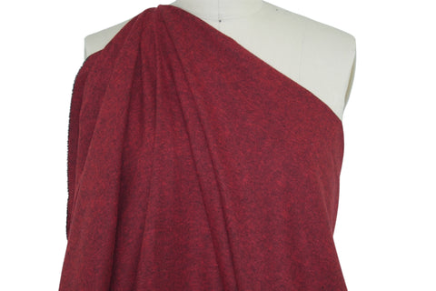 Super Soft Cotton Twill Flannel - Red/Black