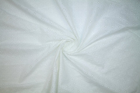 Delicate Fleurs Broderie Anglaise - White