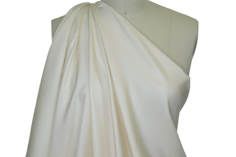 Four Ply Silk Broadcloth - Ivory
