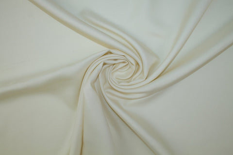 Four Ply Silk Broadcloth - Ivory