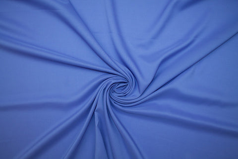 NY Designer Stretch Pongee Lining - Periwinkle Blue