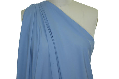 NY Designer Stretch Pongee Lining - Soft Blue