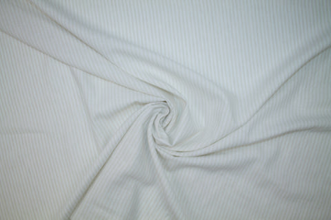 Striped Handkerchief Linen - Ecru/White