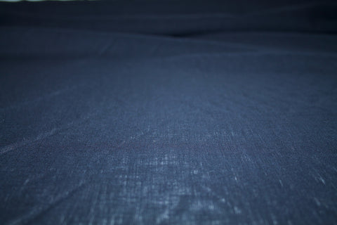 Italian Handkerchief Linen - Black