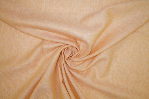 Italian Handkerchief Linen - Heathered Clementine