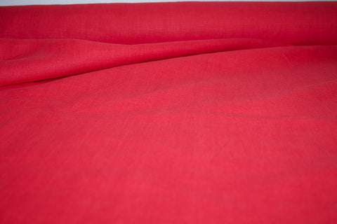 Italian Mid-weight Linen - Red