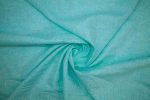 Italian Handkerchief Linen - Heathered Mint