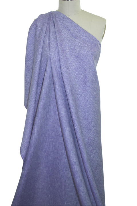 7/8 yard of Italian Handkerchief Linen - Heathered Lavender