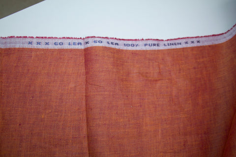 Cross-Dyed Selvage Linen - Turmeric