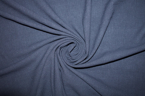 Piqué Texture Cotton Knit - Black