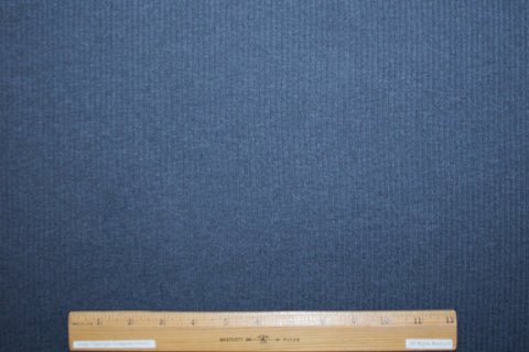 Wide Rayon Ribbed Knit - Deep Gray