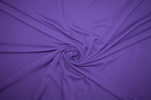 Stretch Rayon Challis - Imperial Purple