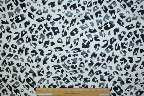 Grrr, Baby! Rayon Dotted Voile - Black/White on Ivory