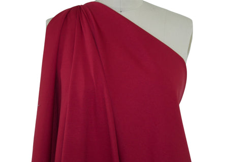 Designer Rayon Double Knit - Rich Red
