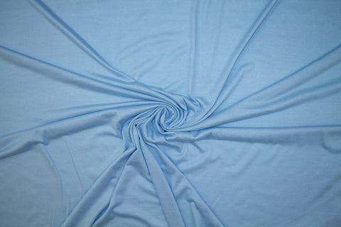 NY Designer Soft Rayon Jersey - Morning Blue