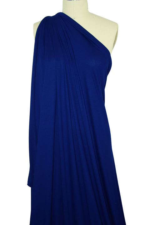 Extra Wide, Super Soft Rayon Jersey - Evening Blue