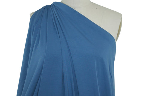 Extra Wide Rayon Jersey - Stormy Blue