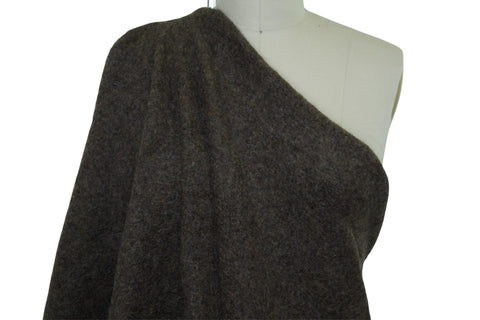 Haute Italian Designer Chunky Sweater Knit - Heathered Brown
