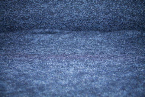 Italian Designer Chunky Sweater Knit - Heathered Dark Blues/Black